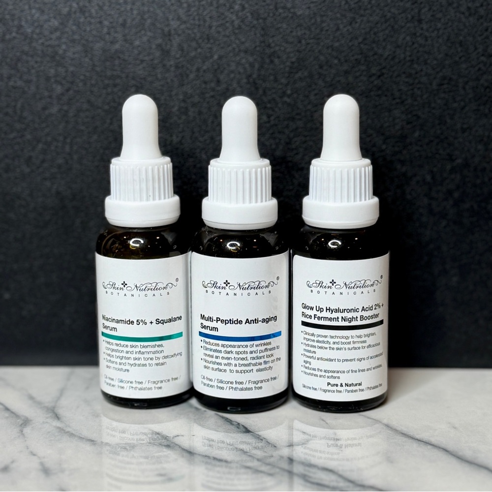 NEW Skin Nutrition Botanicals Serum Trio